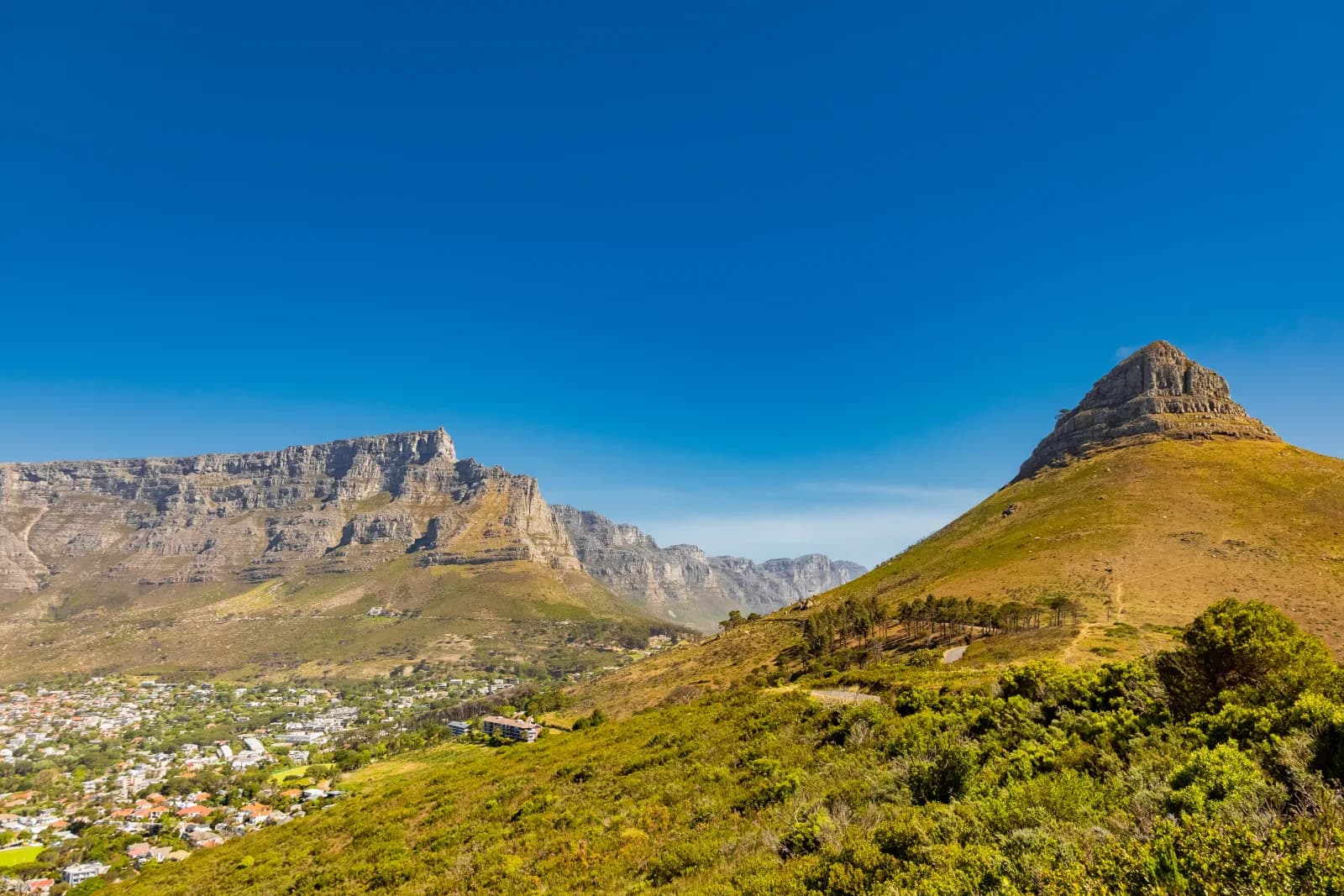Cape Town and Table Mountain, a destination for South African visa applicants from Uganda